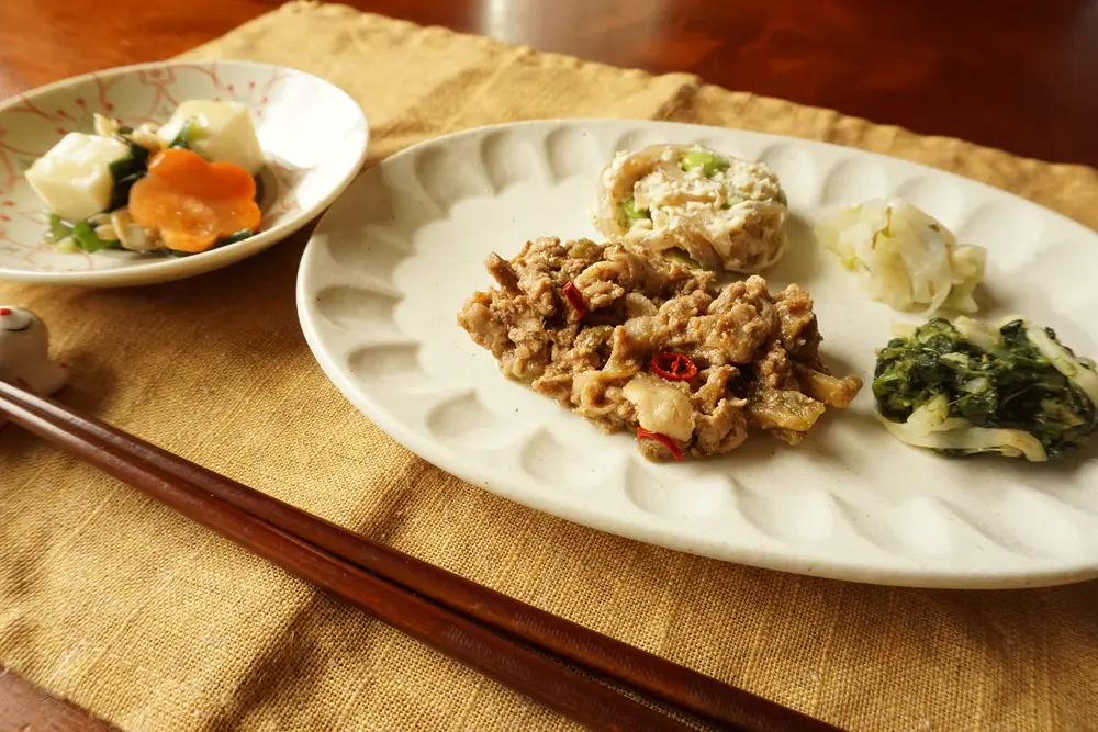 豚肉とゴーヤの豆鼓(とうち)炒め