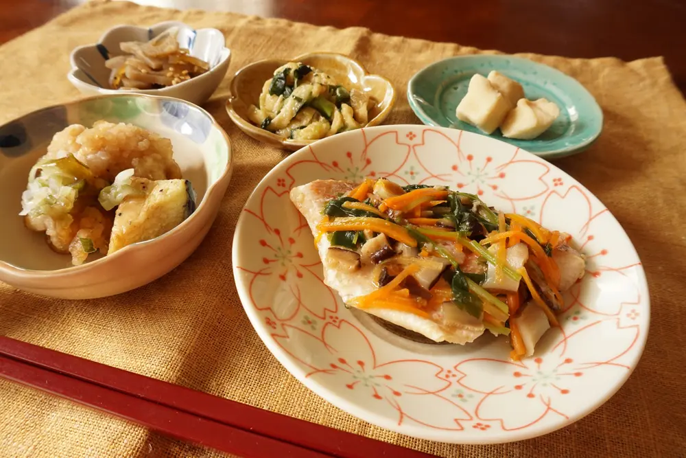 赤魚の更紗(さらさ)蒸し